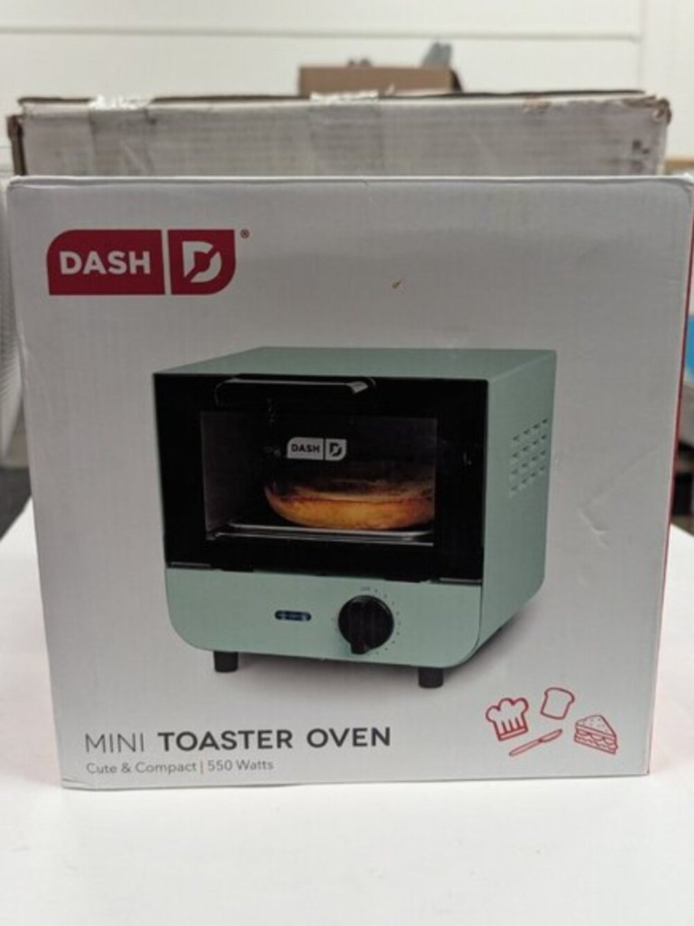 Dash Mini One-Slice Toaster Oven in Aqua